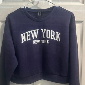 Navy Blue New York Sweatshirt